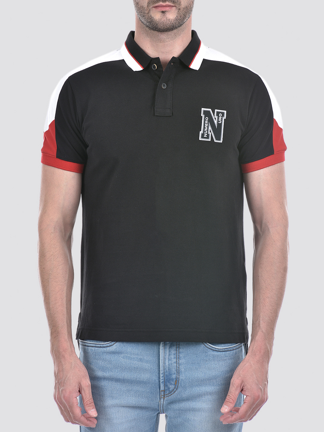 Numero Uno Men Color Block Multicolor T-Shirt
